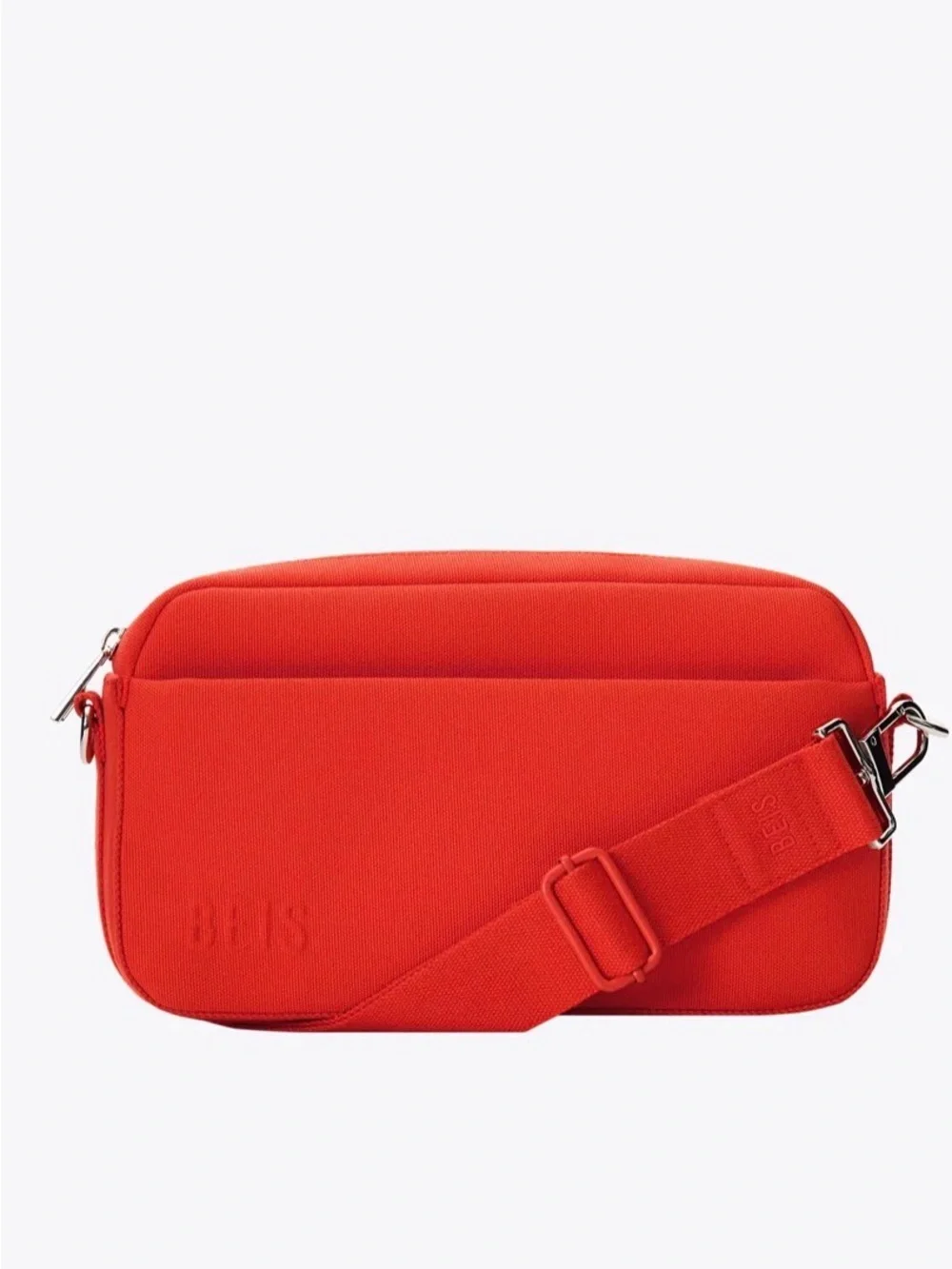BÉIS summer travel bundle. Pro Hybrid Rolling Backpack & Travel Crossbody -Flame - Picture 6 of 10